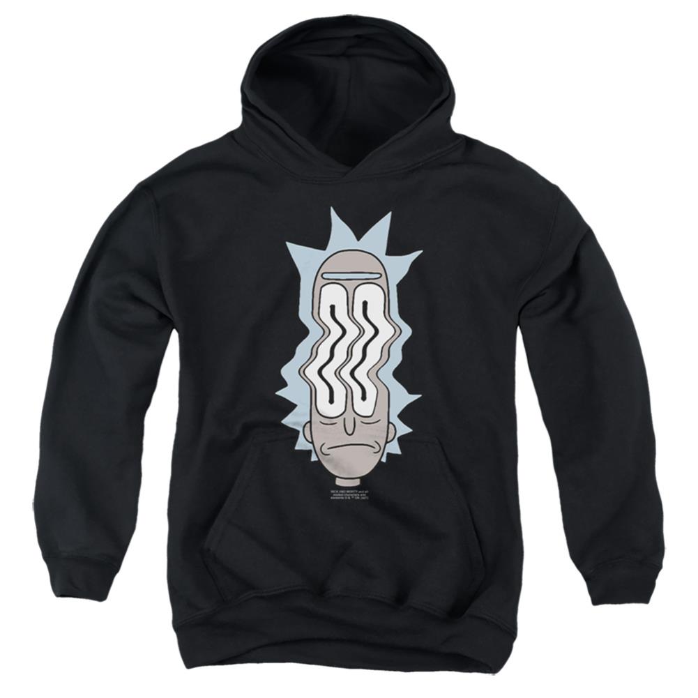 Rick And Morty Rick Waves Youth Cotton Poly Pull-Over Hoodie
