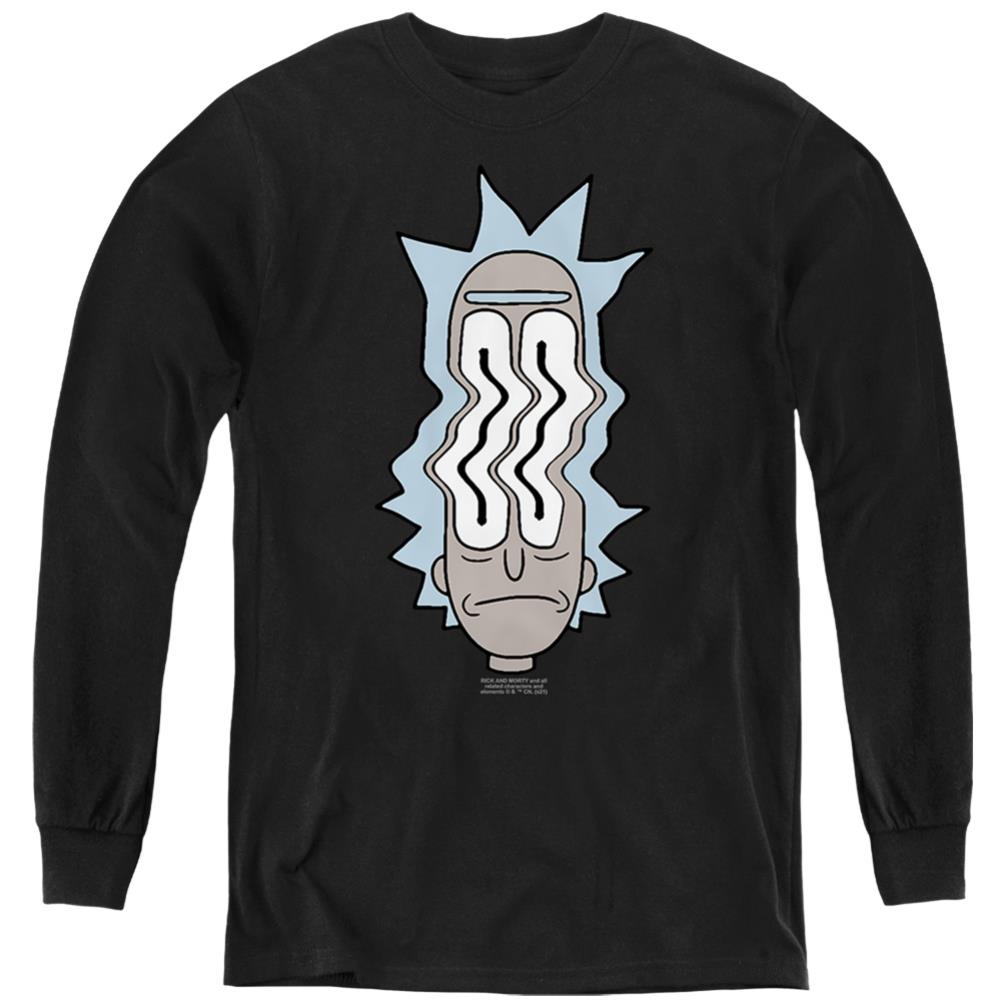 Rick And Morty Rick Waves Youth Long-Sleeve T-Shirt