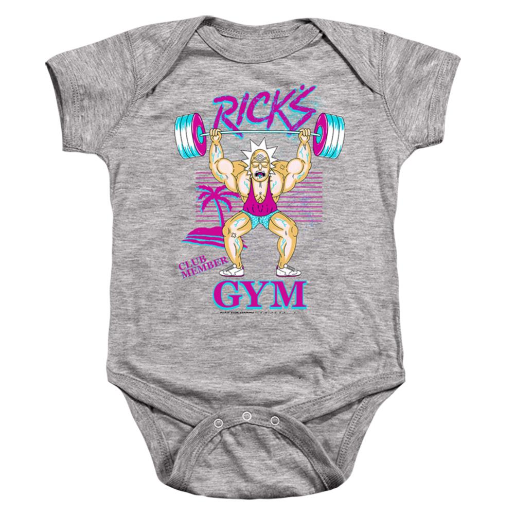 Rick And Morty Rick's Gym Infant's Cotton SS Snapsuit