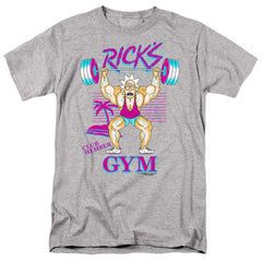 Rick And Morty Rick's Gym Men's 18/1 Cotton Short-Sleeve T-Shirt