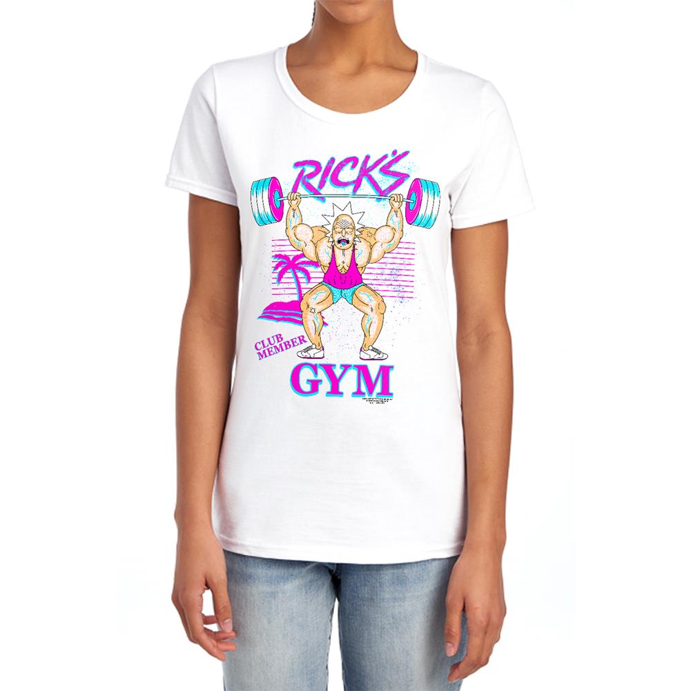 Rick And Morty Rick's Gym Women's 18/1 Cotton Short-Sleeve T-Shirt