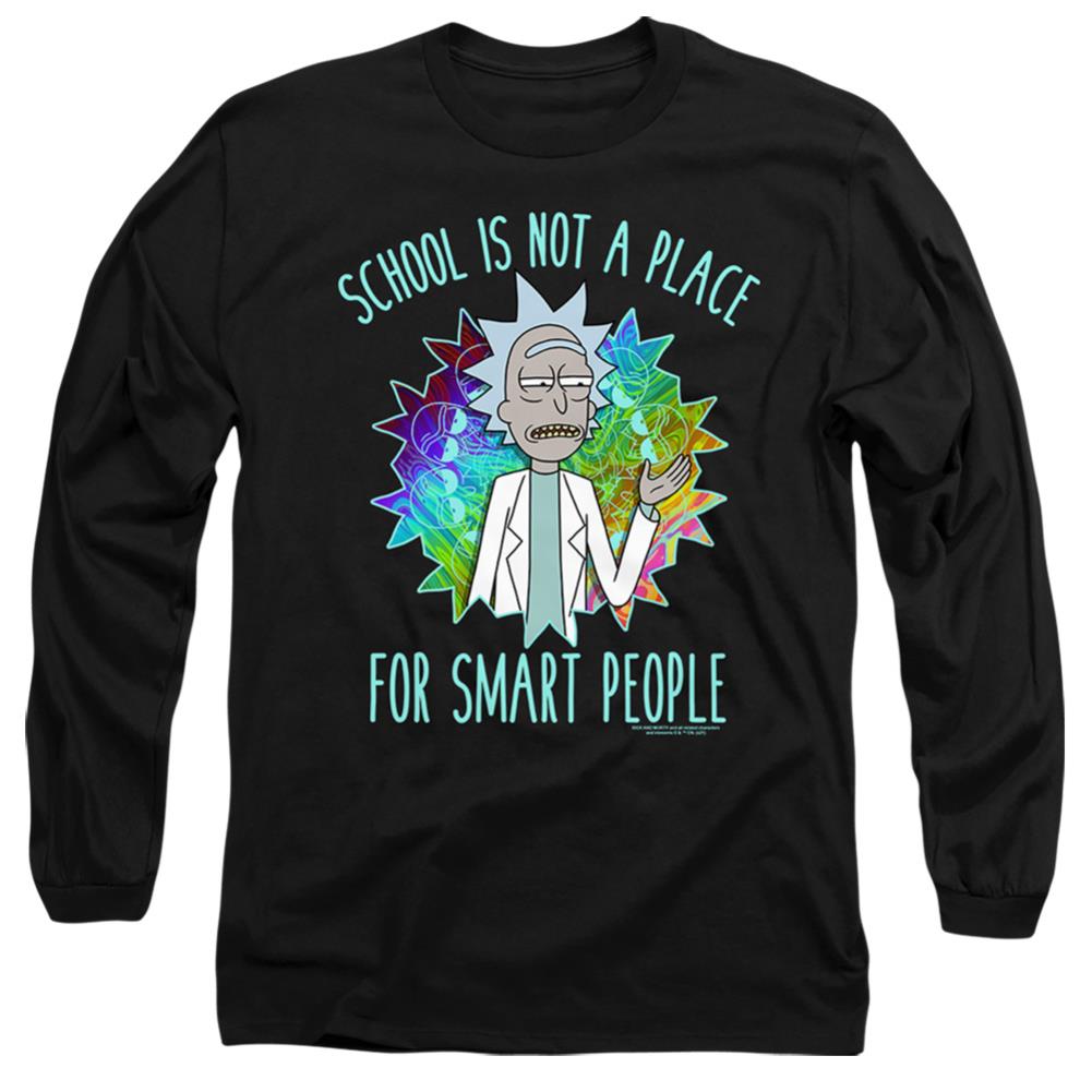 Rick And Morty School Men's 18/1 Cotton Long-Sleeve T-Shirt