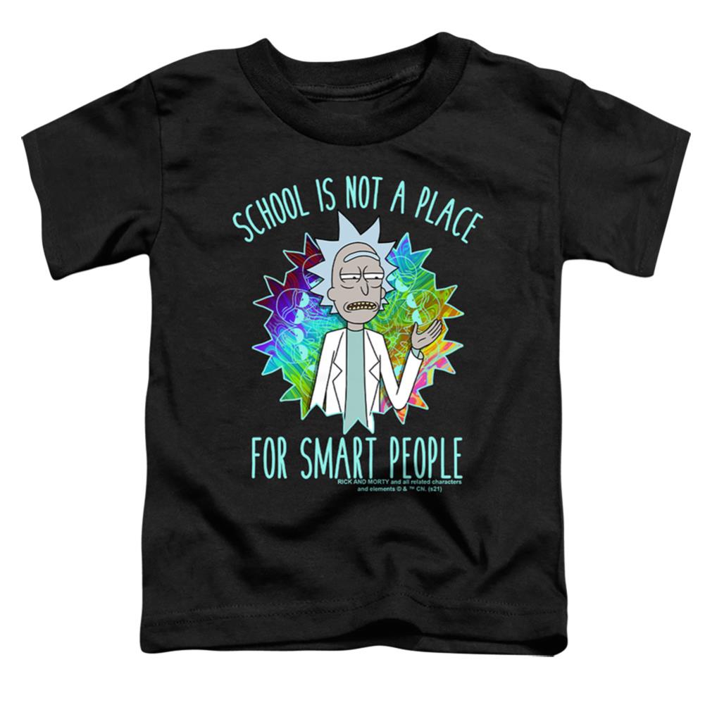 Rick And Morty School Toddler 18/1 Cotton Short-Sleeve T-Shirt
