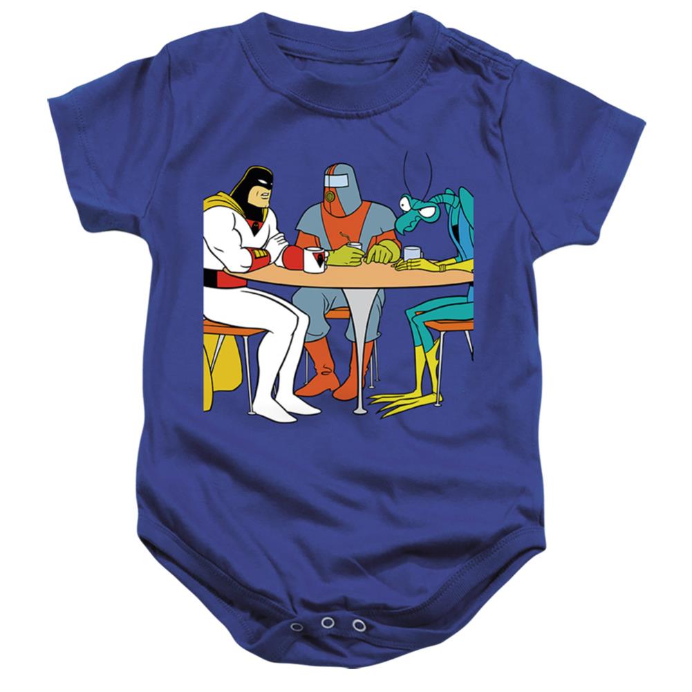 Rick And Morty Space Ghost Coast To Coast Brak & Zorak Infant's Cotton SS Snapsuit