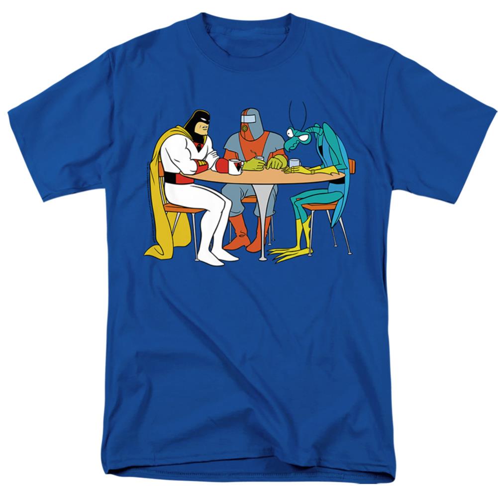 Rick And Morty Space Ghost Coast To Coast Brak & Zorak Men's 18/1 Cotton Short-Sleeve T-Shirt