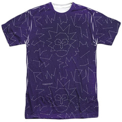 Rick And Morty Stars Men's Regular Fit Polyester Short-Sleeve T-Shirt