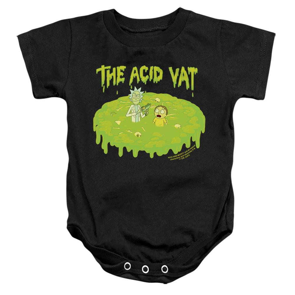 Rick And Morty The Acid Vat Infant's Cotton SS Snapsuit