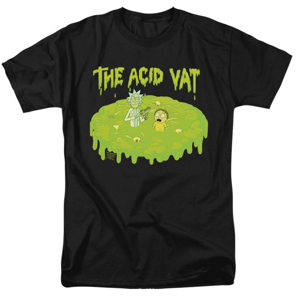 Rick And Morty The Acid Vat Men's 18/1 Cotton Short-Sleeve T-Shirt