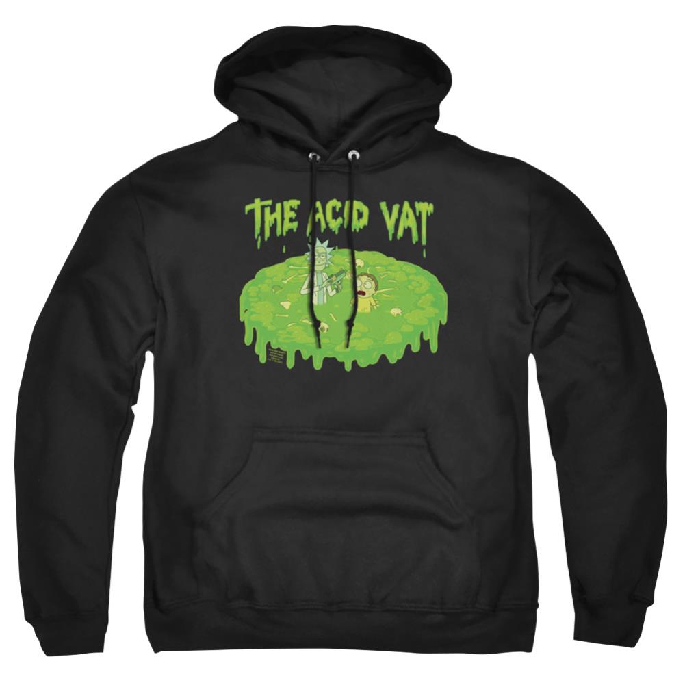 Rick And Morty The Acid Vat Men's Pull-Over 75 25 Poly Hoodie