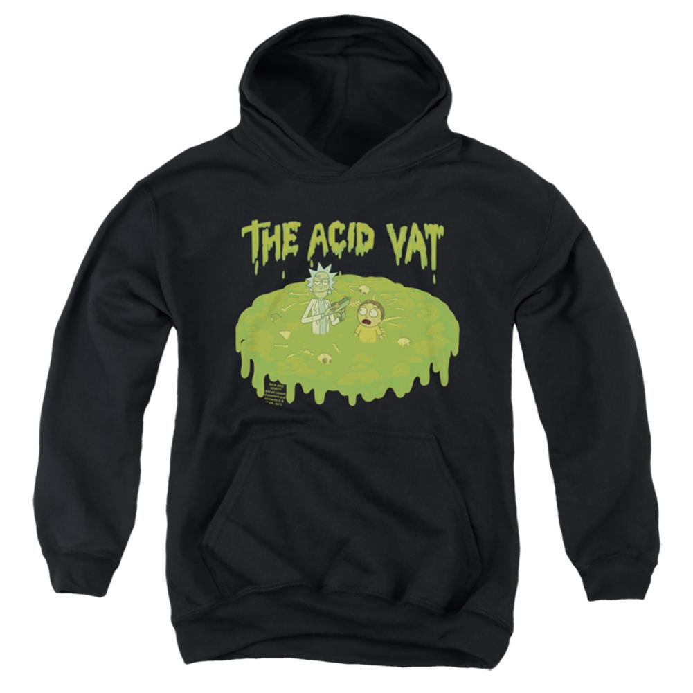 Rick And Morty The Acid Vat Youth Cotton Poly Pull-Over Hoodie