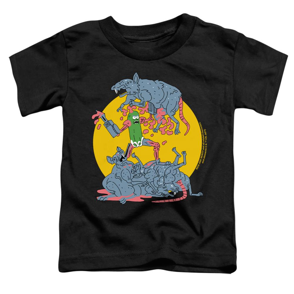 Rick And Morty The Adventures Of Pickle Rick Toddler 18/1 Cotton Short-Sleeve T-Shirt