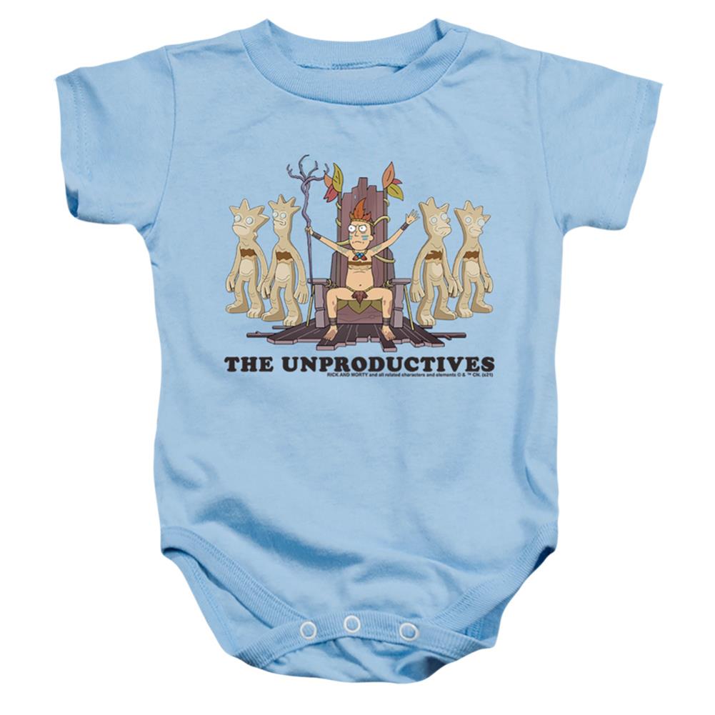 Rick And Morty The Unproductives Infant's Cotton SS Snapsuit