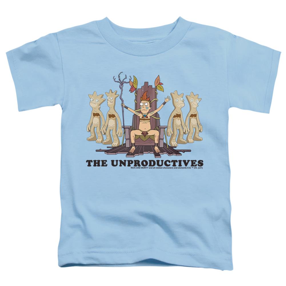 Rick And Morty The Unproductives Toddler 18/1 Cotton Short-Sleeve T-Shirt