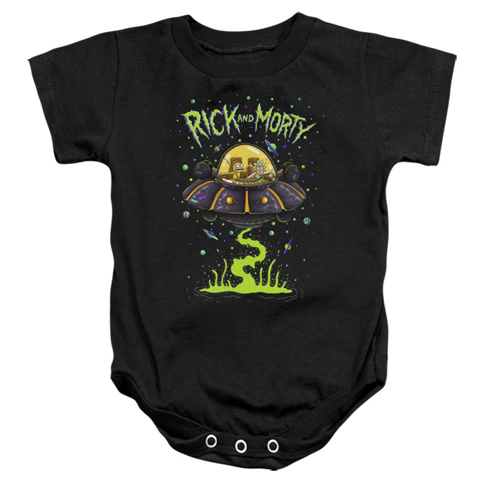Rick And Morty UFO Infant's Cotton SS Snapsuit