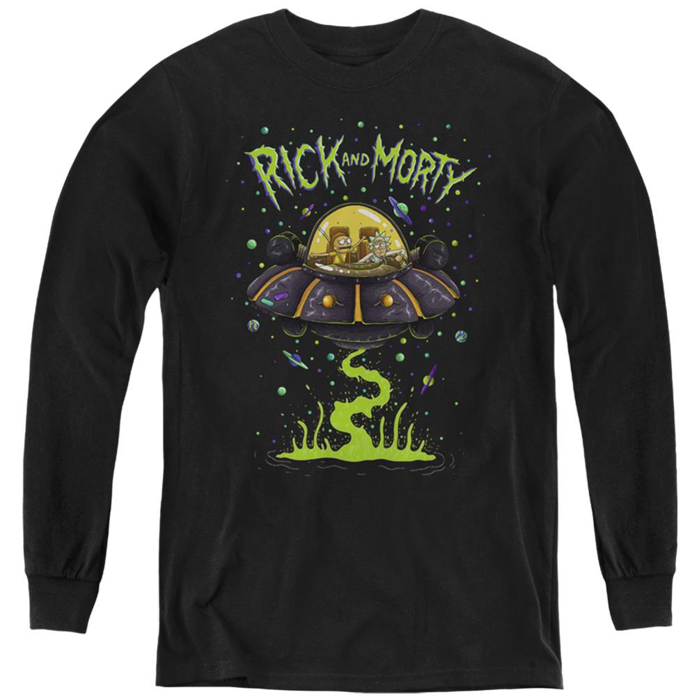 Rick And Morty UFO Youth Long-Sleeve T-Shirt