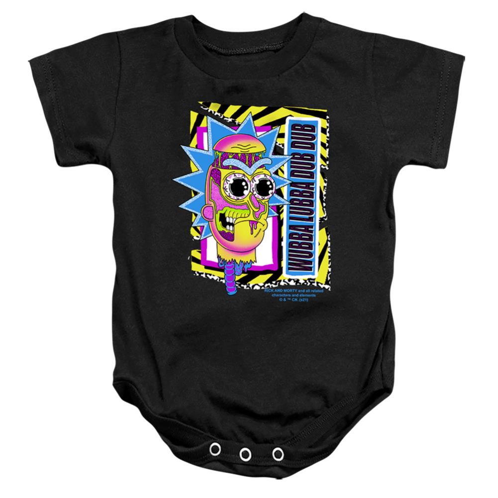 Rick And Morty Wubba Lubba Dub Dub Infant's Cotton SS Snapsuit