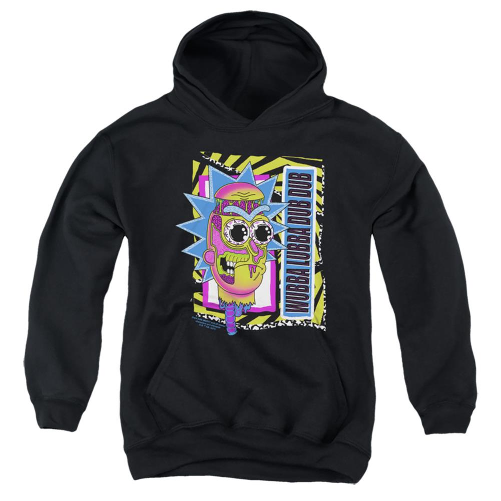 Rick And Morty Wubba Lubba Dub Dub Youth Cotton Poly Pull-Over Hoodie