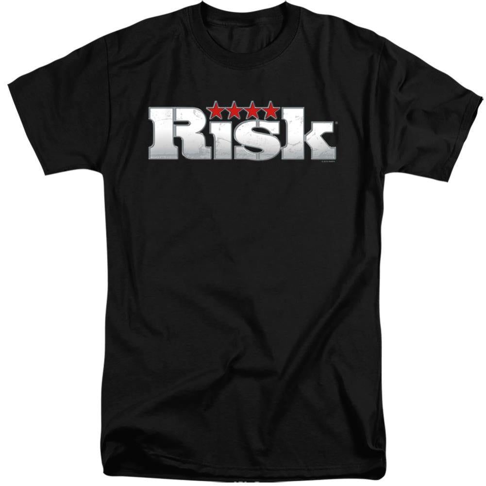 Risk Logo Men's 18/1 Tall Cotton Short-Sleeve T-Shirt