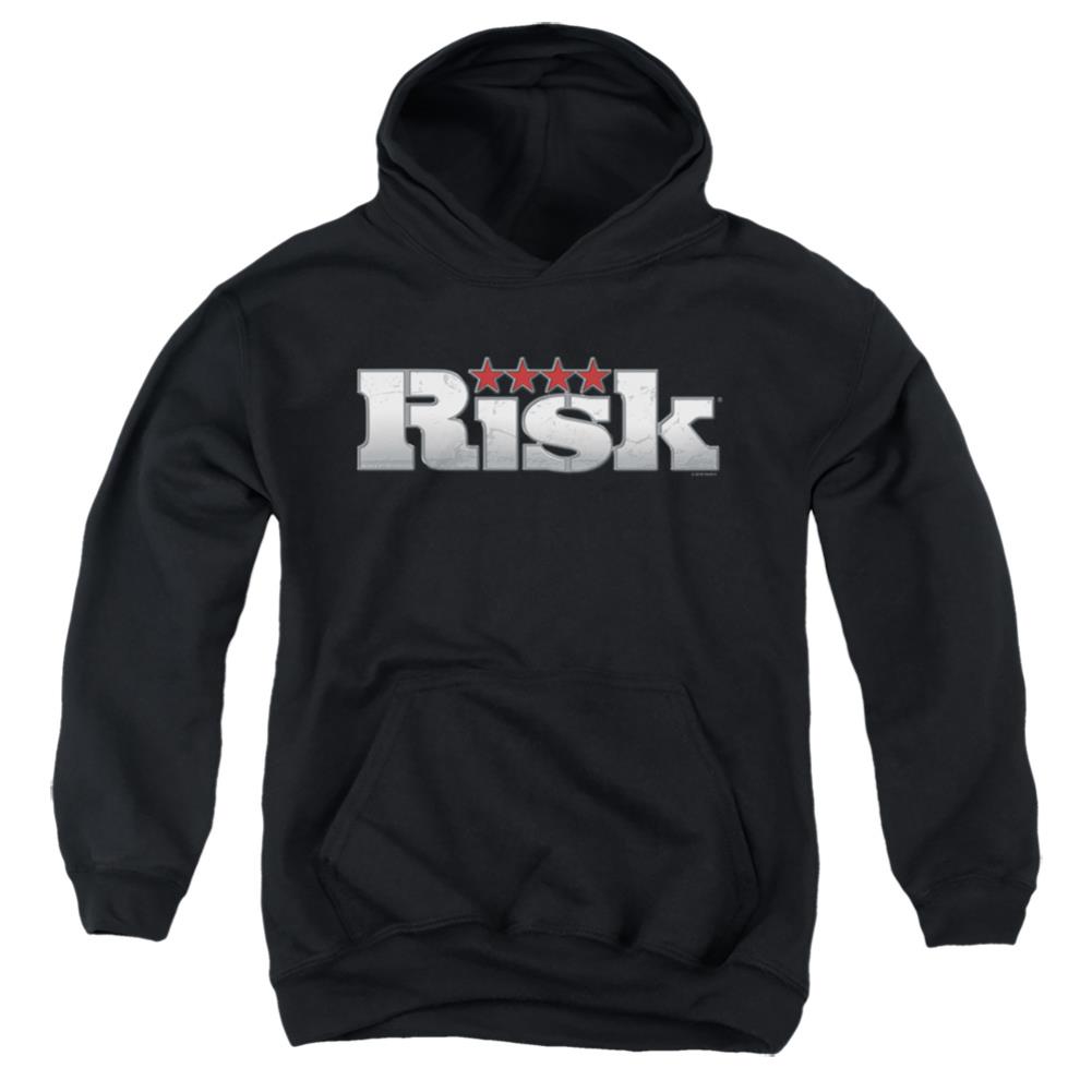 Risk Logo Youth Cotton Poly Pull-Over Hoodie