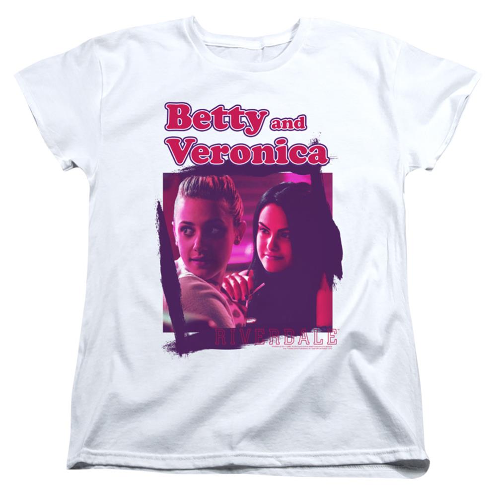 Riverdale Betty And Veronica Women's 18/1 Cotton Short-Sleeve T-Shirt