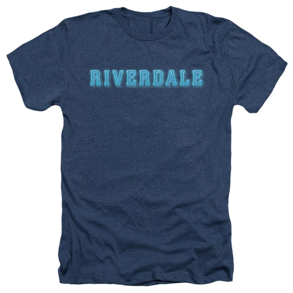 Riverdale Riverdale Logo Men's 30/1 Heather 60 40 Poly Short-Sleeve T-Shirt