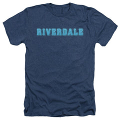 Riverdale Riverdale Logo Men's 30/1 Heather 60 40 Poly Short-Sleeve T-Shirt