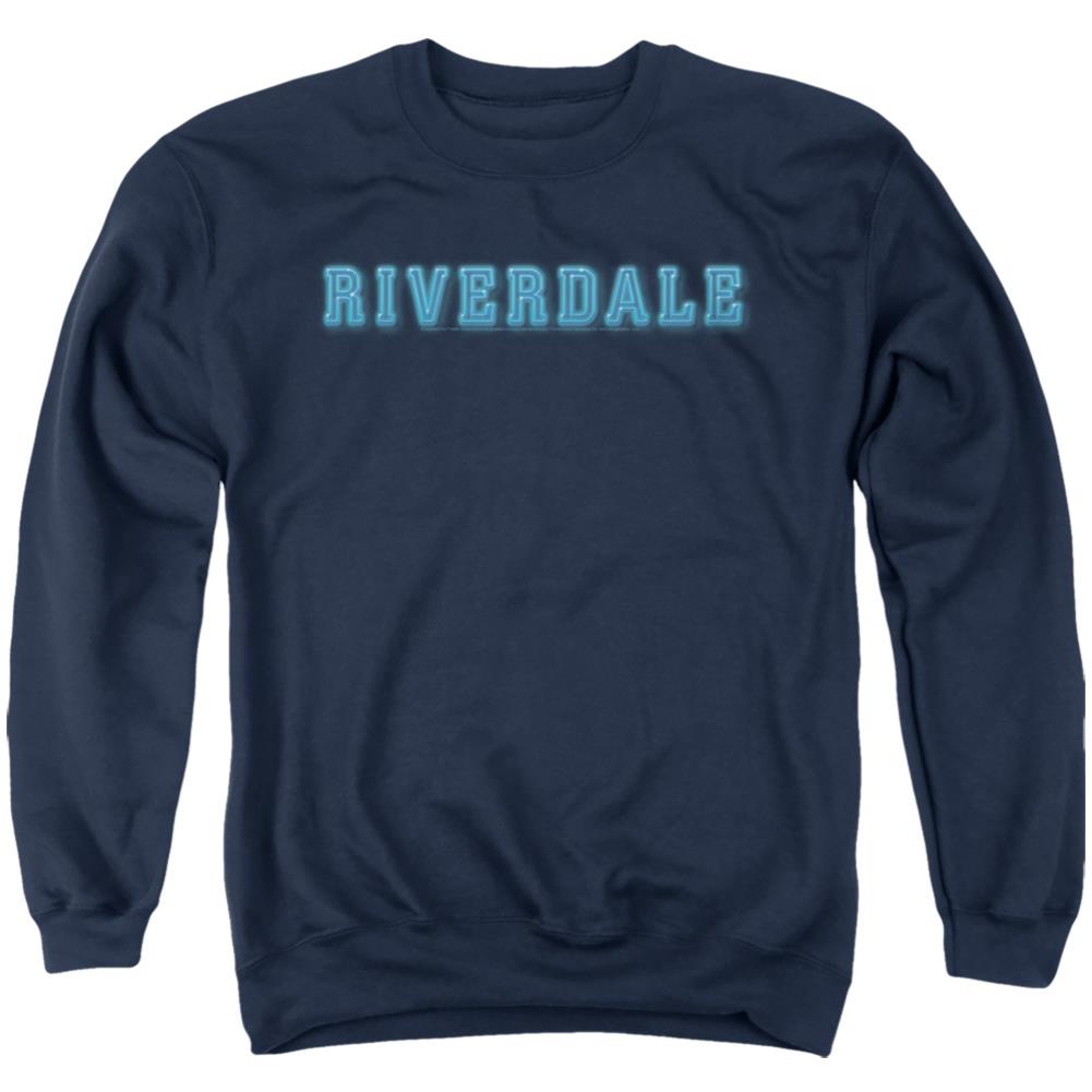 Riverdale Riverdale Logo Men's Crewneck 50 50 Poly Long-Sleeve T-Shirt
