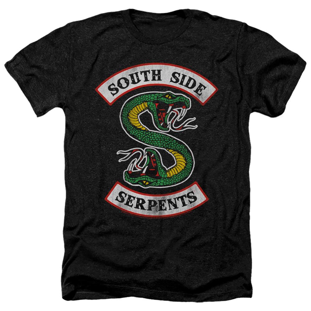 Riverdale South Side Serpent Men's 30/1 Heather 60 40 Poly Short-Sleeve T-Shirt