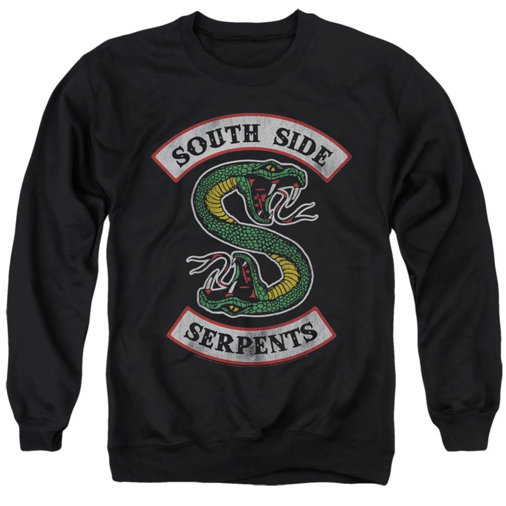 Riverdale South Side Serpent Men's Crewneck 50 50 Poly Long-Sleeve T-Shirt