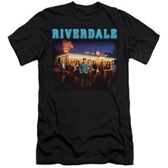 Riverdale Up At Pop's Men's Ultra-Soft 30/1 Cotton Slim Short-Sleeve T-Shirt
