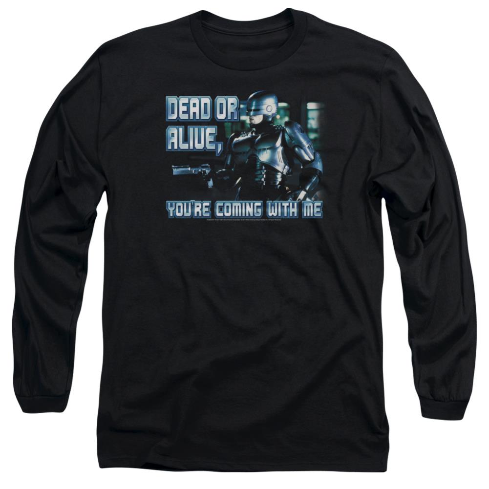 Robocop Dead Or Alive Men's 18/1 Cotton Long-Sleeve T-Shirt