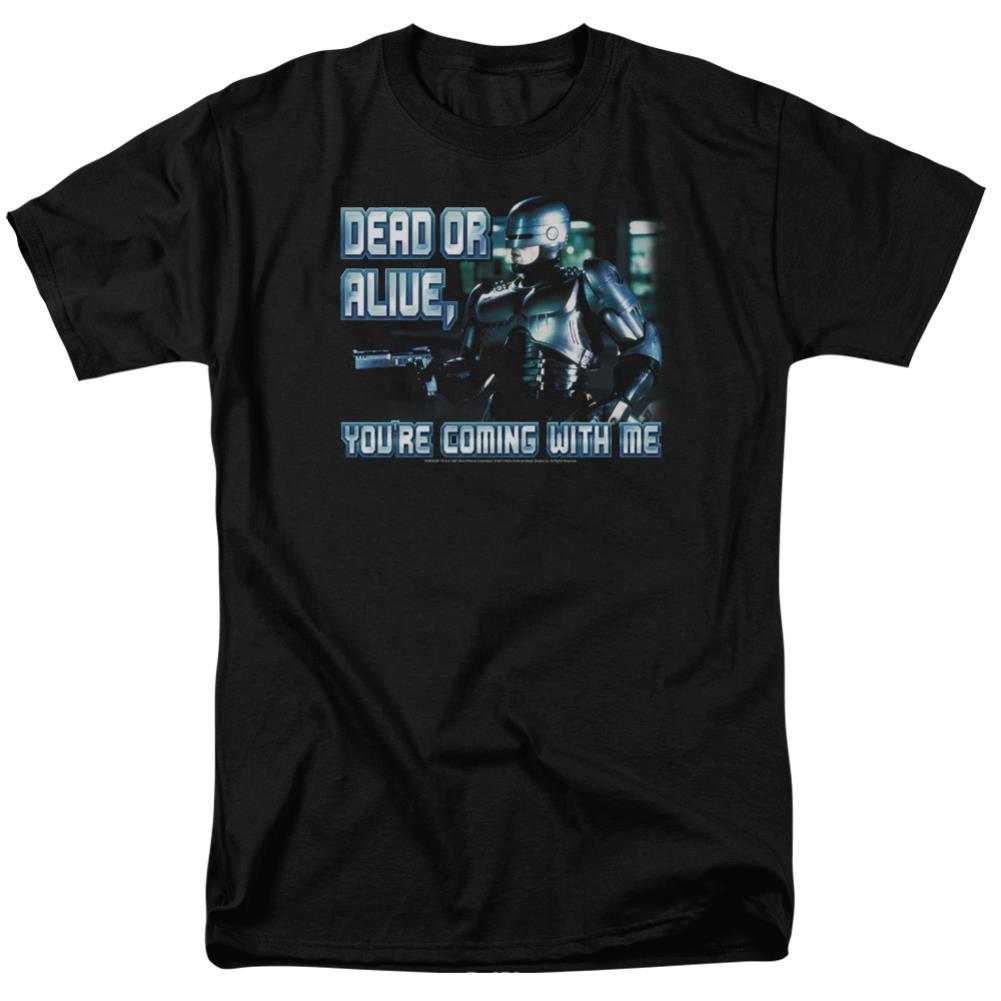 Robocop Dead Or Alive Men's 18/1 Cotton Short-Sleeve T-Shirt