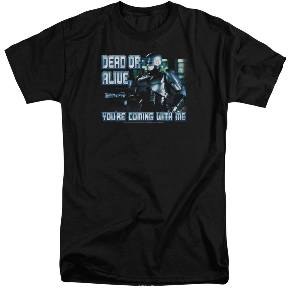 Robocop Dead Or Alive Men's 18/1 Tall Cotton Short-Sleeve T-Shirt