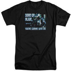Robocop Dead Or Alive Men's 18/1 Tall Cotton Short-Sleeve T-Shirt