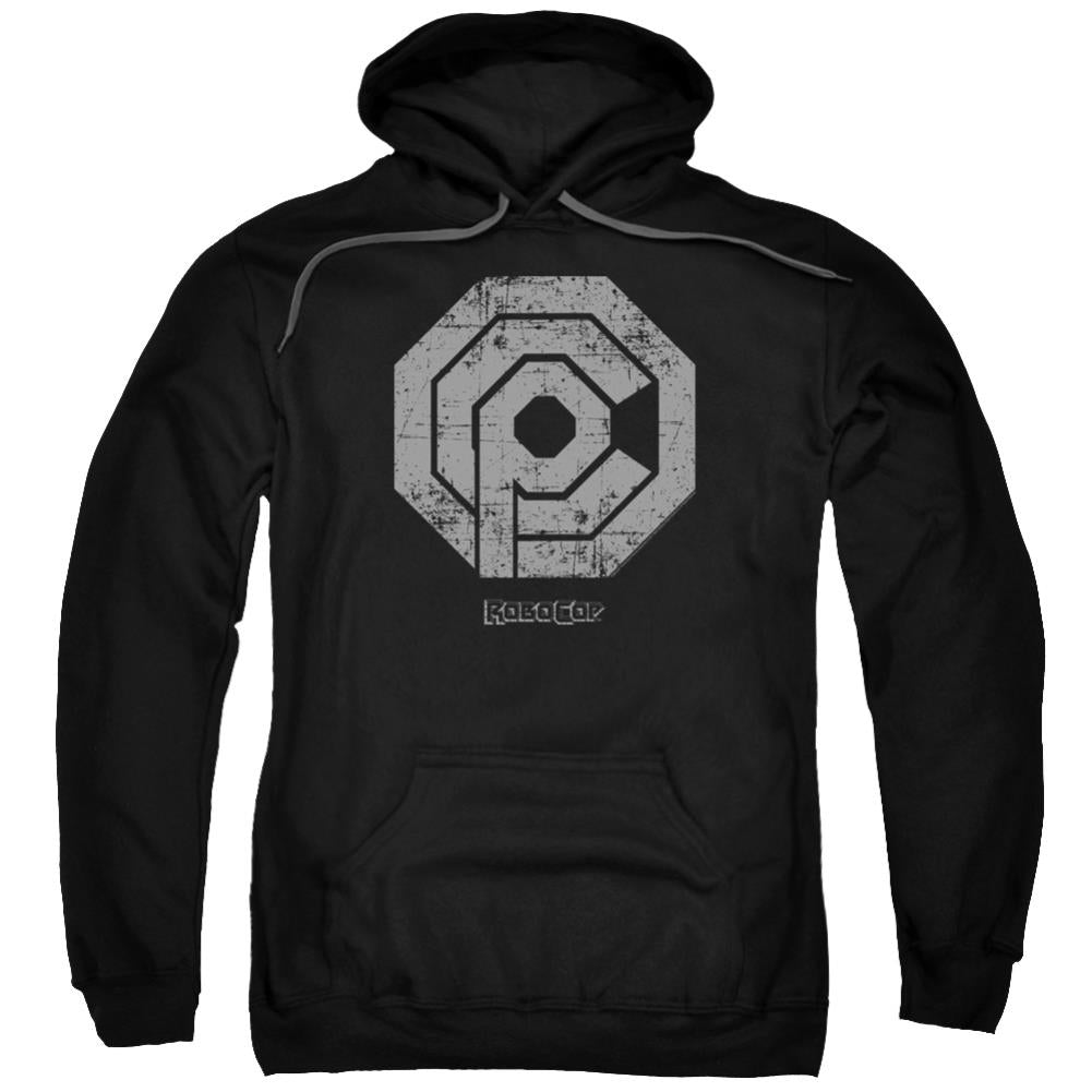 Robocop Distressed Ocp Logo Men's Pull-Over 75 25 Poly Hoodie