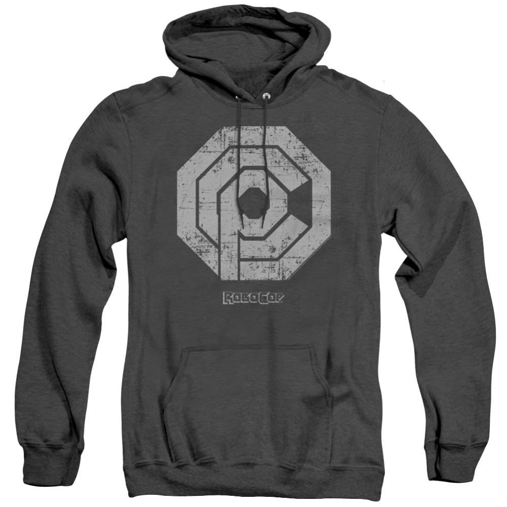 Robocop Distressed Ocp Logo Men's Pull-Over Hoodie