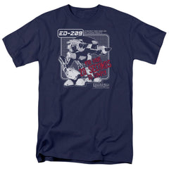 Robocop Ed 209 Men's 18/1 Cotton Short-Sleeve T-Shirt