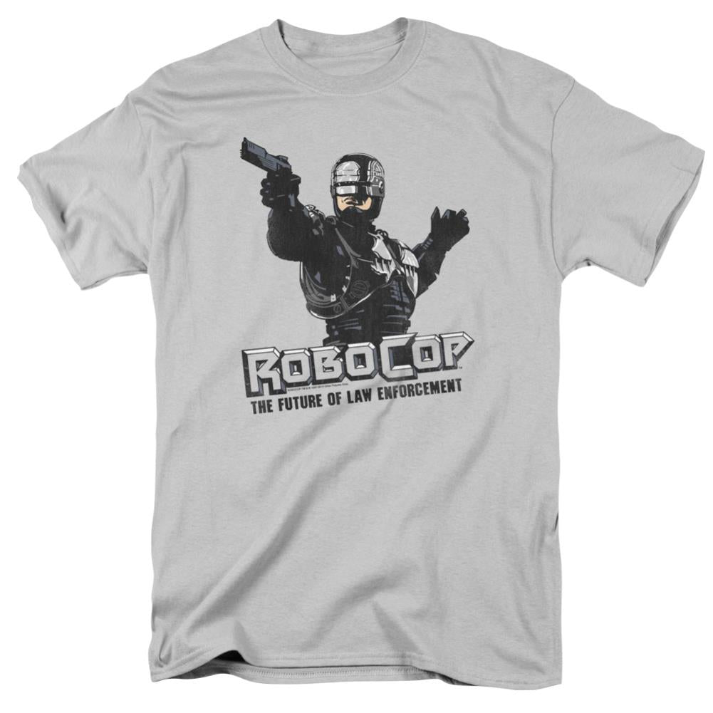 Robocop Future Of Law Men's 18/1 Cotton Short-Sleeve T-Shirt