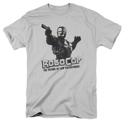 Robocop Future Of Law Men's 18/1 Cotton Short-Sleeve T-Shirt