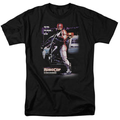 Robocop Poster Men's 18/1 Cotton Short-Sleeve T-Shirt