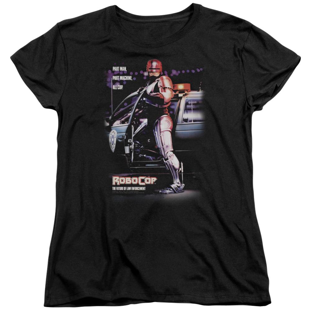 Robocop Poster Women's 18/1 Cotton Short-Sleeve T-Shirt