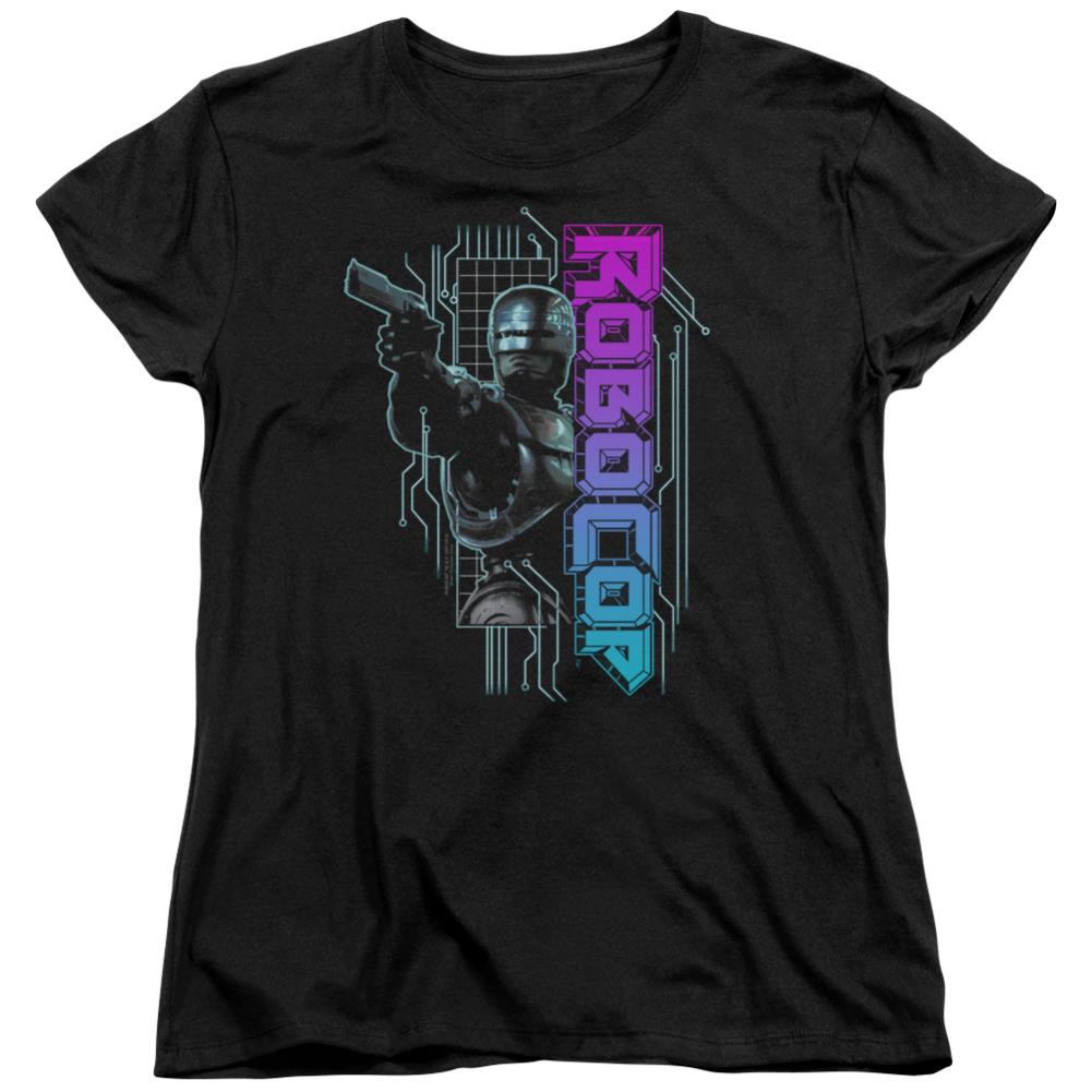 Robocop Robo Neon Women's 18/1 Cotton Short-Sleeve T-Shirt