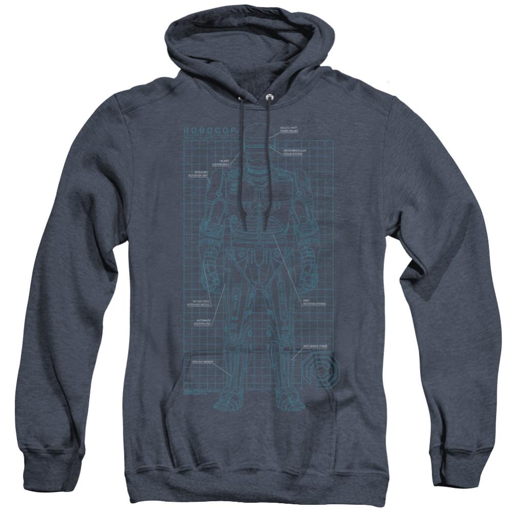 Robocop Schematic Men's Pull-Over Hoodie