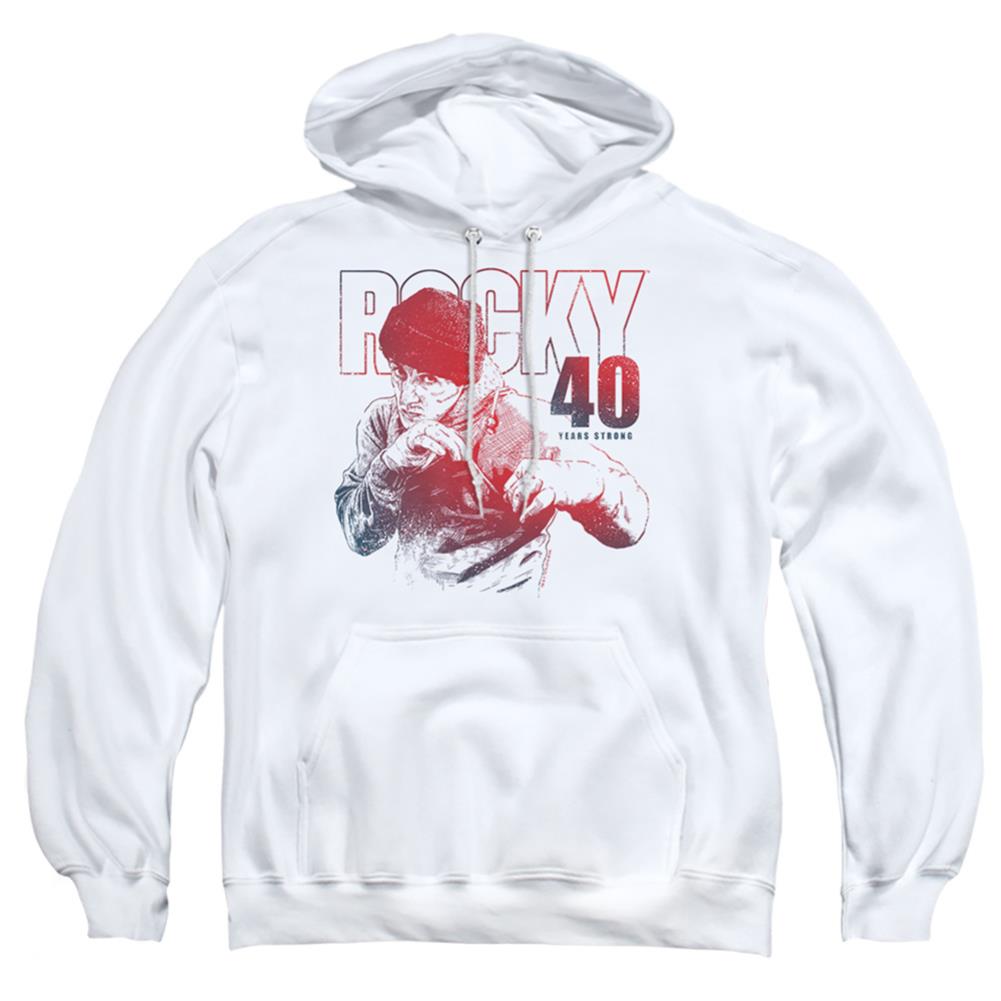 Rocky 40 Years Strong Men's Pull-Over 75 25 Poly Hoodie