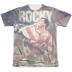 Rocky American Dreams Men's Regular Fit Poly Cotton Short-Sleeve T-Shirt