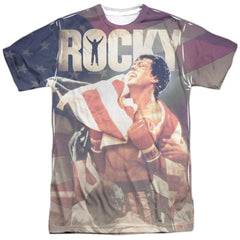Rocky American Dreams Men's Regular Fit Polyester Short-Sleeve T-Shirt