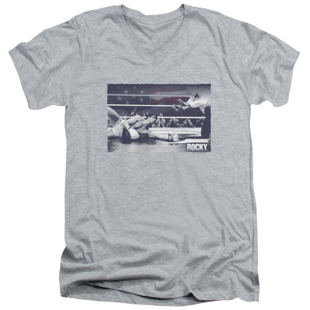 Rocky American Will Men's 30/1 Cotton Slim V-Neck T-Shirt