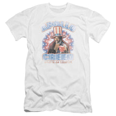 Rocky Apollo Creed Men's Ultra-Soft 30/1 Cotton Slim Short-Sleeve T-Shirt