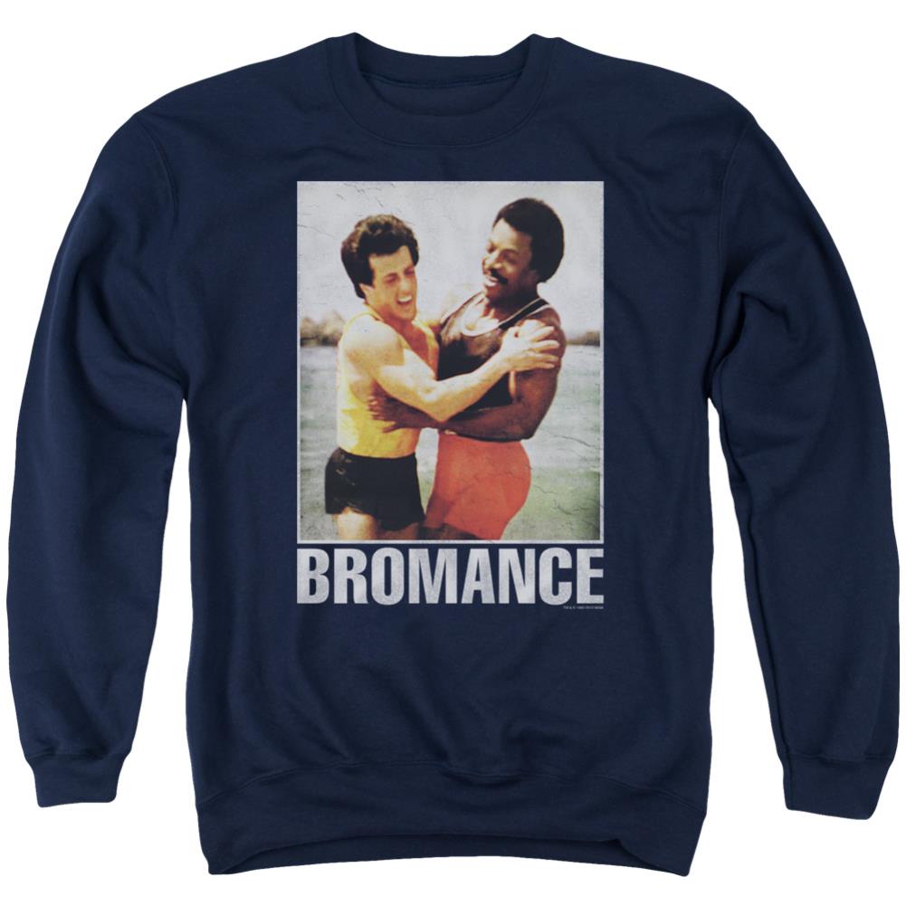 Rocky Bromance Men's Crewneck 50 50 Poly Long-Sleeve T-Shirt