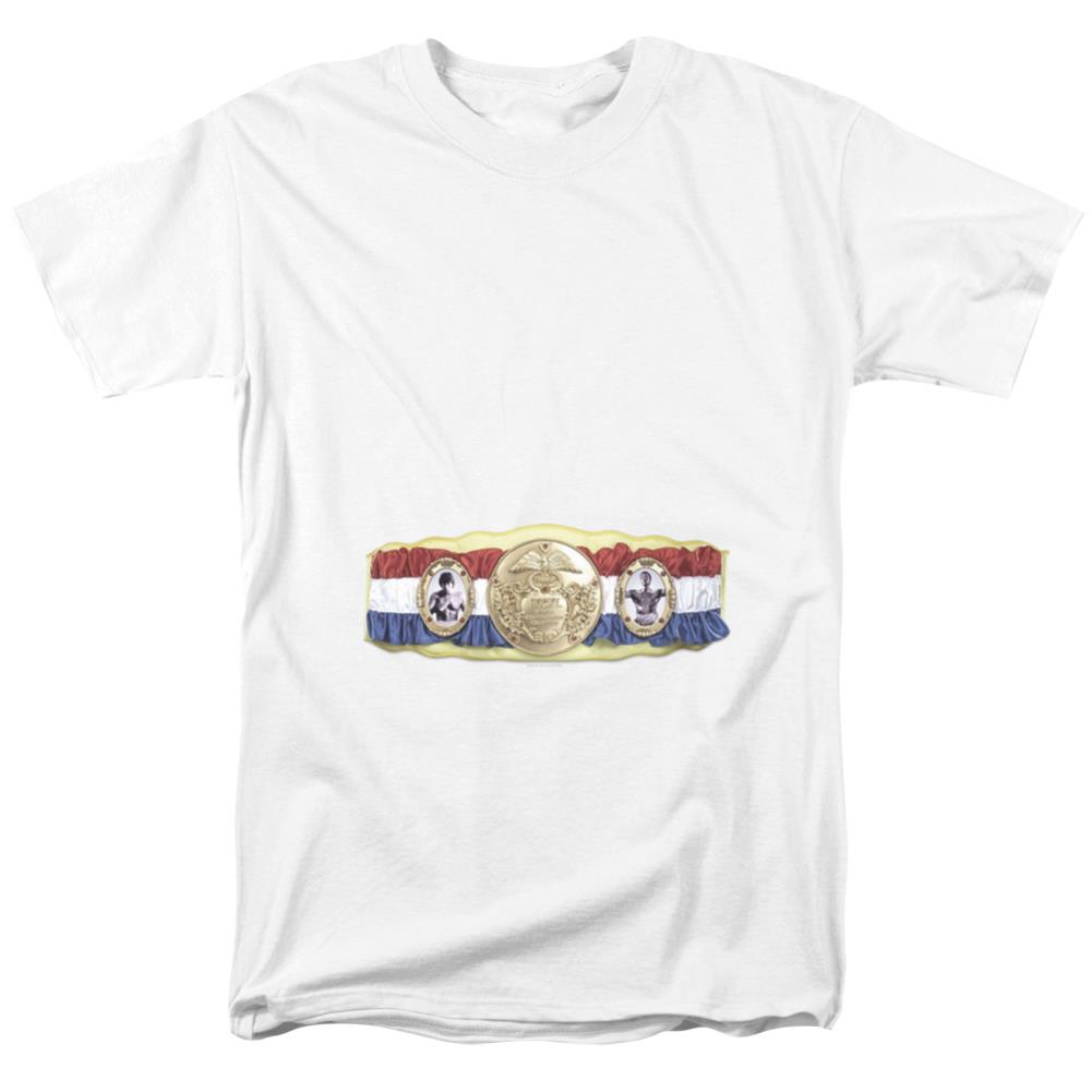 Rocky Championship Belt(Bottom Front) Men's 18/1 Cotton Short-Sleeve T-Shirt